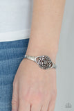 Modern Meadow - Silver Bracelet - Paparazzi Accessories Bracelet Bedazzle Me Pretty Mobile Fashion Boutique