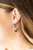 Modern Meltdown - Silver Earrings - Paparazzi Accessories Earrings Bedazzle Me Pretty Mobile Fashion Boutique