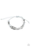 Modern Minimalism - Silver Bracelet - Paparazzi Accessories Bracelet Bedazzle Me Pretty Mobile Fashion Boutique