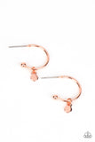 Modern Model - Copper Earrings - Paparazzi Accessories Earrings Bedazzle Me Pretty Mobile Fashion Boutique