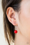 Modern Motley - Red Lanyard - Paparazzi Accessories Lanyard Bedazzle Me Pretty Mobile Fashion Boutique