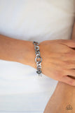 Modern Movement - Black Bracelet - Paparazzi Accessories Bracelet Bedazzle Me Pretty Mobile Fashion Boutique