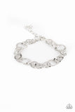 Modern Movement - Silver Bracelet - Paparazzi Accessories Bracelet Bedazzle Me Pretty Mobile Fashion Boutique