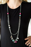 Modern Musical - Multi Necklace - Paparazzi Accessories Necklace Bedazzle Me Pretty Mobile Fashion Boutique