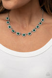 Modest Masterpiece - Green Necklace - Paparazzi Accessories Necklace Bedazzle Me Pretty Mobile Fashion Boutique