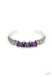 Mojave Glyphs - Purple Bracelet - Paparazzi Accessories Bracelet Bedazzle Me Pretty Mobile Fashion Boutique