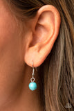 Mojave Mirage - Blue Necklace - Paparazzi Accessories Necklace Bedazzle Me Pretty Mobile Fashion Boutique