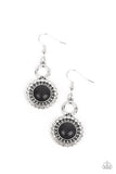 Mojave Mogul - Black Earrings - Paparazzi Accessories Earrings Bedazzle Me Pretty Mobile Fashion Boutique