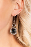 Mojave Mogul - Black Earrings - Paparazzi Accessories Earrings Bedazzle Me Pretty Mobile Fashion Boutique