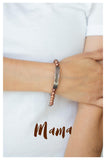 Mom Squad - Copper Bracelet - Paparazzi Accessories Bracelet FS-Bedazzle Me Pretty Mobile Fashion Boutique