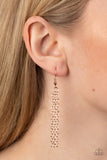 Monarch Meadow - Rose Gold Necklace - Paparazzi Accessories Necklace Bedazzle Me Pretty Mobile Fashion Boutique