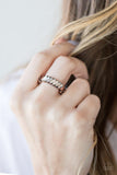 Money Hungry - Copper Ring - Paparazzi Accessories Ring Bedazzle Me Pretty Mobile Fashion Boutique