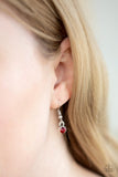 Money Mood - Red Necklace - Paparazzi Accessories Necklace Bedazzle Me Pretty Mobile Fashion Boutique
