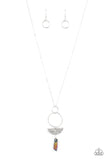Monumental Obelisk - Multi Necklace - Paparazzi Accessories Necklace Bedazzle Me Pretty Mobile Fashion Boutique