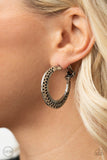 Moon Child Charisma - Silver Clip-On Earrings - Paparazzi Accessories Clip-On Earrings Bedazzle Me Pretty Mobile Fashion Boutique