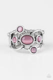 Moon Mood - Purple Ring - Paparazzi Accessories Ring Bedazzle Me Pretty Mobile Fashion Boutique
