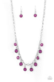 Moonbeam Magic - Purple Necklace - Paparazzi Accessories Necklace Bedazzle Me Pretty Mobile Fashion Boutique