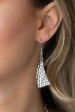 Moonwalk Magic - Silver Necklace - Paparazzi Accessories Necklace Bedazzle Me Pretty Mobile Fashion Boutique
