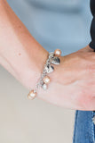 More Amour - Brown Bracelet - Paparazzi Accessories Bracelet Bedazzle Me Pretty Mobile Fashion Boutique