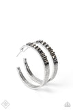 More To Love - Silver Earrings - Paparazzi Accessories Earrings Bedazzle Me Pretty Mobile Fashion Boutique