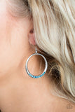 Morning Mimosas - Blue Earrings - Paparazzi Accessories Earrings Bedazzle Me Pretty Mobile Fashion Boutique