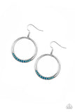 Morning Mimosas - Blue Earrings - Paparazzi Accessories Earrings Bedazzle Me Pretty Mobile Fashion Boutique