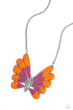 Moth Maven - Pink Necklace - Paparazzi Accessories Necklace Bedazzle Me Pretty Mobile Fashion Boutique
