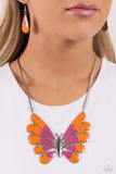 Moth Maven - Pink Necklace - Paparazzi Accessories Necklace Bedazzle Me Pretty Mobile Fashion Boutique