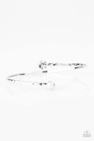 Mother Of Pearl - White Bracelet - Paparazzi Accessories Bracelet Bedazzle Me Pretty Mobile Fashion Boutique