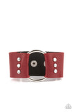 Moto Mayhem - Red Bracelet - Paparazzi Accessories Bracelet Bedazzle Me Pretty Mobile Fashion Boutique