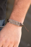 Mountain Expedition - Brown Bracelet - Paparazzi Accessories Bracelet Bedazzle Me Pretty Mobile Fashion Boutique