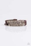 Mountain Expedition - Brown Bracelet - Paparazzi Accessories Bracelet Bedazzle Me Pretty Mobile Fashion Boutique