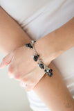 Mountain Mamba - Black Bracelet - Paparazzi Accessories Bracelet Bedazzle Me Pretty Mobile Fashion Boutique