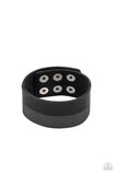 MOUNTAIN MAN to MOUNTAIN MAN - Black Mens Bracelet - Paparazzi Accessories Mens Bracelet Bedazzle Me Pretty Mobile Fashion Boutique