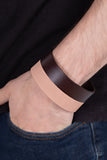 MOUNTAIN MAN to MOUNTAIN MAN - Brown Mens Bracelet - Paparazzi Accessories Mens Bracelet Bedazzle Me Pretty Mobile Fashion Boutique