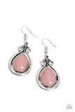 Mountain Mantra - Pink Earrings - Paparazzi Accessories Earrings Bedazzle Me Pretty Mobile Fashion Boutique