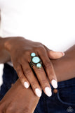 Mountain Mecca - Brass Ring - Paparazzi Accessories Ring Bedazzle Me Pretty Mobile Fashion Boutique