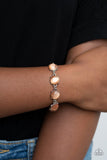 Ms. GLOW-It-All - Orange Bracelet - Paparazzi Accessories Bracelet Bedazzle Me Pretty Mobile Fashion Boutique