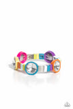 Multicolored Madness - Multi Bracelet - Paparazzi Accessories Bracelet Bedazzle Me Pretty Mobile Fashion Boutique