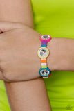 Multicolored Madness - Multi Bracelet - Paparazzi Accessories Bracelet Bedazzle Me Pretty Mobile Fashion Boutique