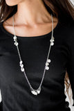 Musical Expression - Silver Necklace - Paparazzi Accessories Necklace Bedazzle Me Pretty Mobile Fashion Boutique