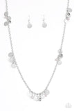 Musical Expression - Silver Necklace - Paparazzi Accessories Necklace Bedazzle Me Pretty Mobile Fashion Boutique