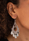 Musical Gardens - Black Earrings - Paparazzi Accessories Earrings Bedazzle Me Pretty Mobile Fashion Boutique