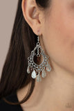 Musical Gardens - Brown Earrings - Paparazzi Accessories Earrings Bedazzle Me Pretty Mobile Fashion Boutique