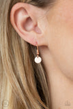 Musically Minimalist - Copper Necklace - Paparazzi Accessories Necklace Bedazzle Me Pretty Mobile Fashion Boutique