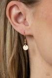 Musically Minimalist - Gold Necklace - Paparazzi Accessories Necklace Bedazzle Me Pretty Mobile Fashion Boutique
