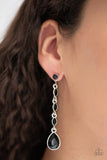 Must Love Diamonds - Black Earrings - Paparazzi Accessories Earrings Bedazzle Me Pretty Mobile Fashion Boutique