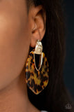 My Animal Spirit - Gold Earrings - Paparazzi Accessories Earrings Bedazzle Me Pretty Mobile Fashion Boutique