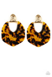 My Animal Spirit - Gold Earrings - Paparazzi Accessories Earrings Bedazzle Me Pretty Mobile Fashion Boutique