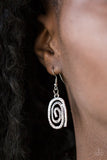 My Cave Is Your Cave - Silver Necklace - Paparazzi Accessories Necklace Bedazzle Me Pretty Mobile Fashion Boutique